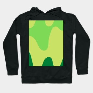 Abstract green swirl pattern Hoodie